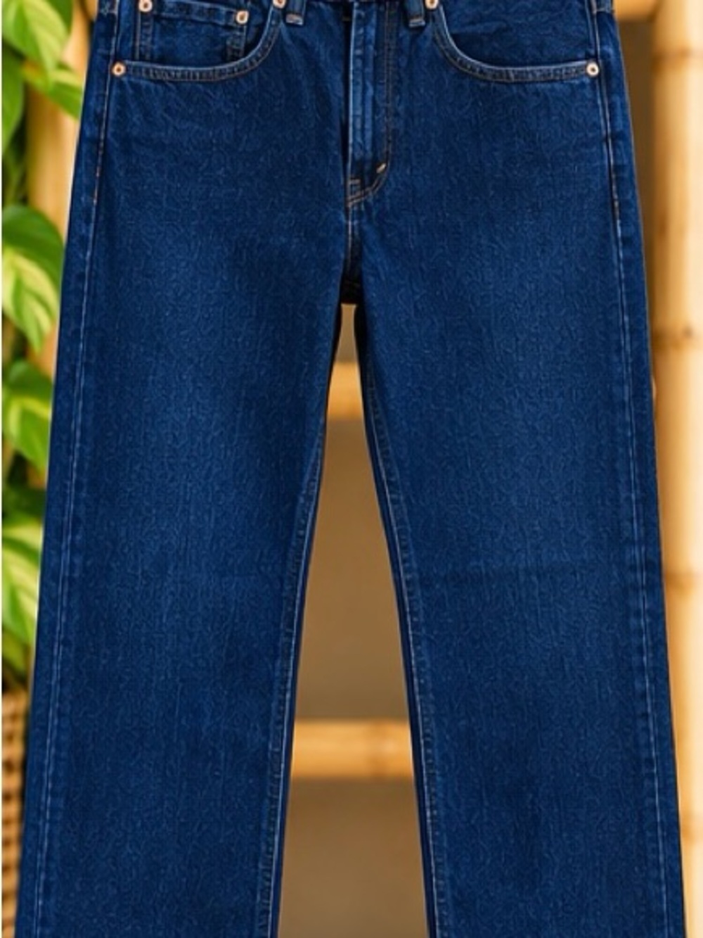 Levi’s 505 Men’s Regular Fit Straight Leg Jeans Dark Wash 34x32